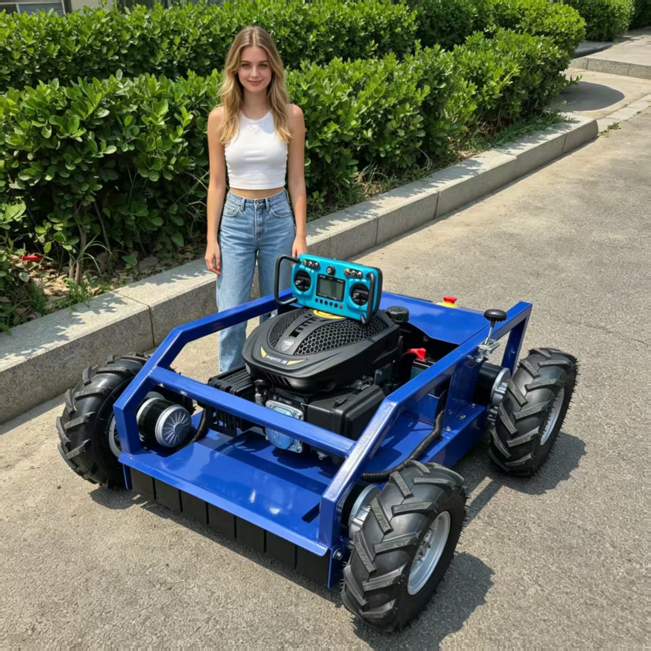 Smart Garden Sensors - Smart Remote-Controlled Lawn Mower — 550mm