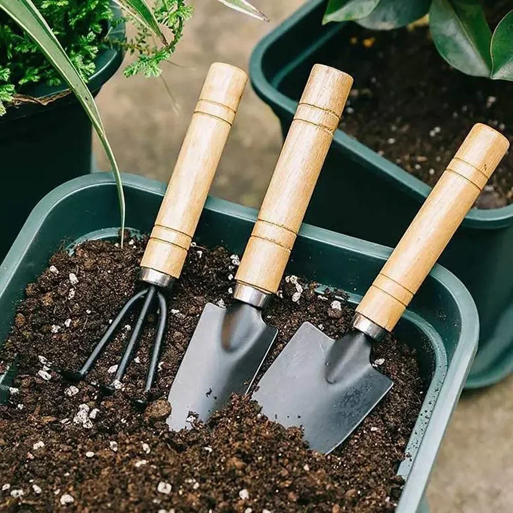 Indoor Herb Garden Kit - 3 PCS Mini Garden Tool Set