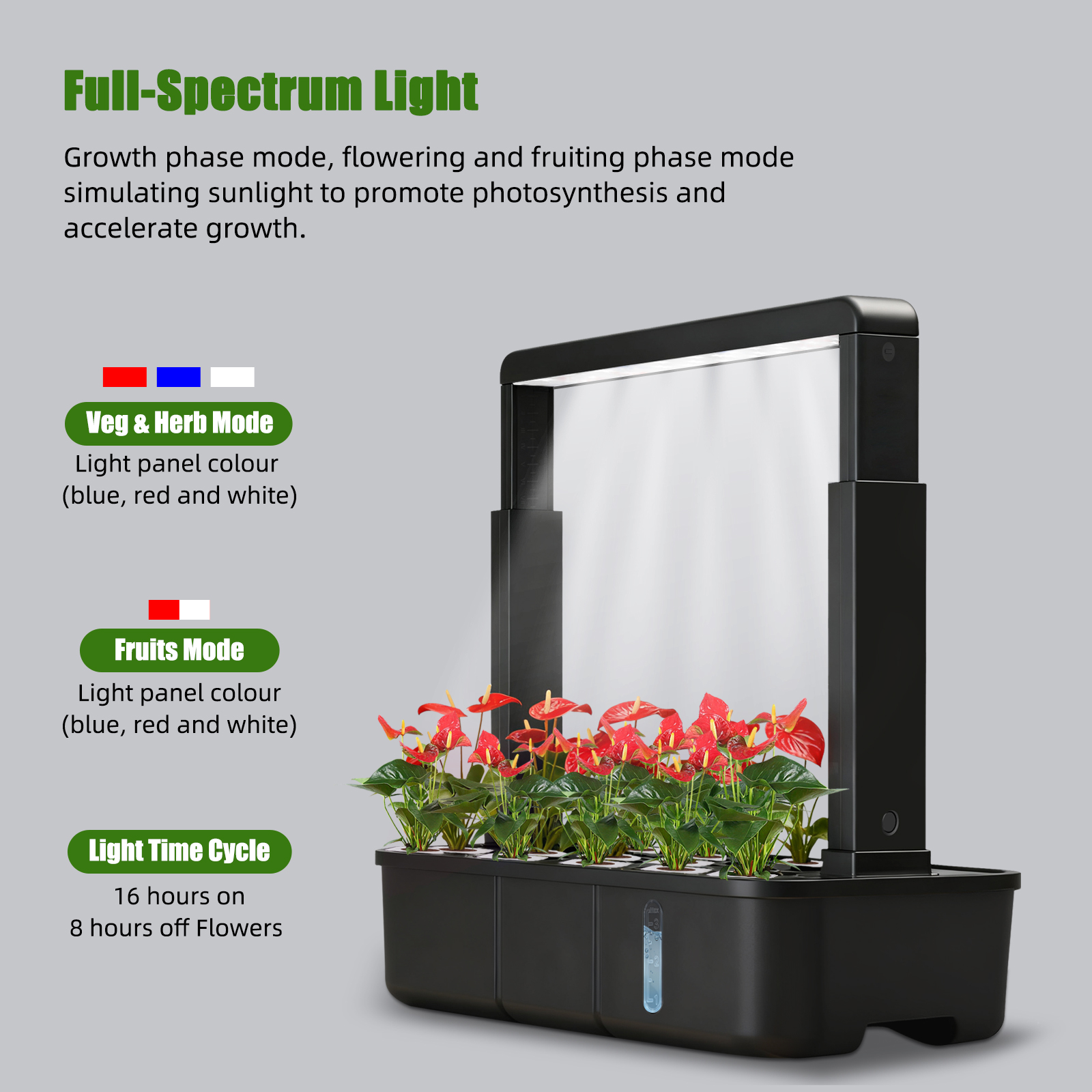 Indoor Herb Garden Kit - 【Hot】15-Pods Indoor Hydroponic Garden Kit with