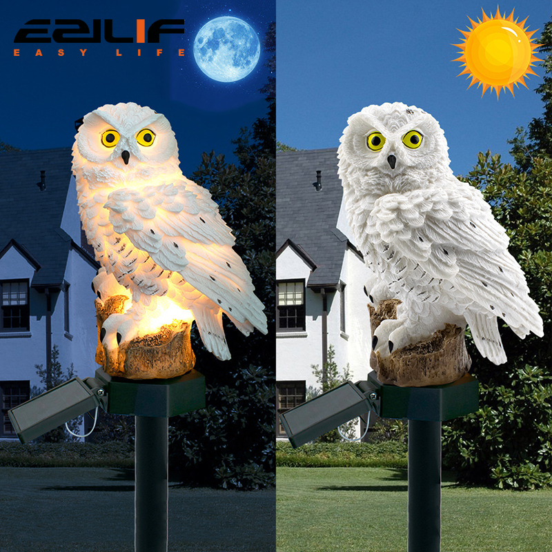Solar light owl animal sculptu – Smart Garden Light Camera Bewertung und Preis