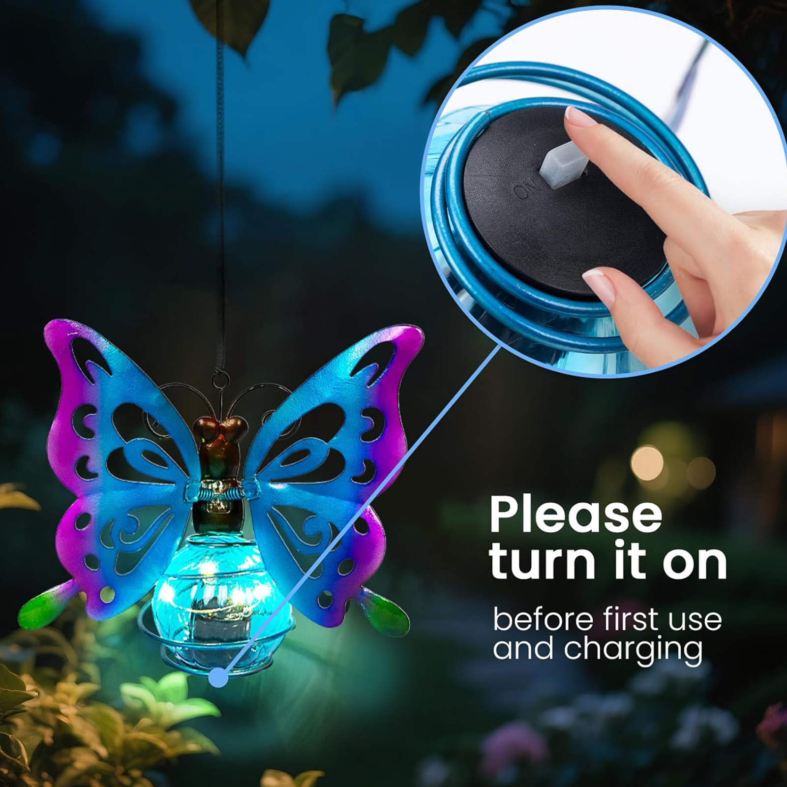 LED Solar-Powered Garden Hangi – Smart Garden Light Camera Bewertung und Preis