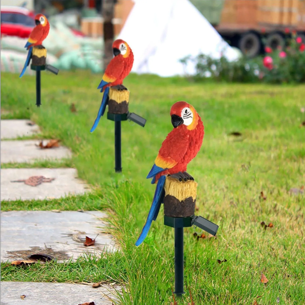 Solar Resin Parrot Decorative  – Smart Garden Light Camera Bewertung und Preis