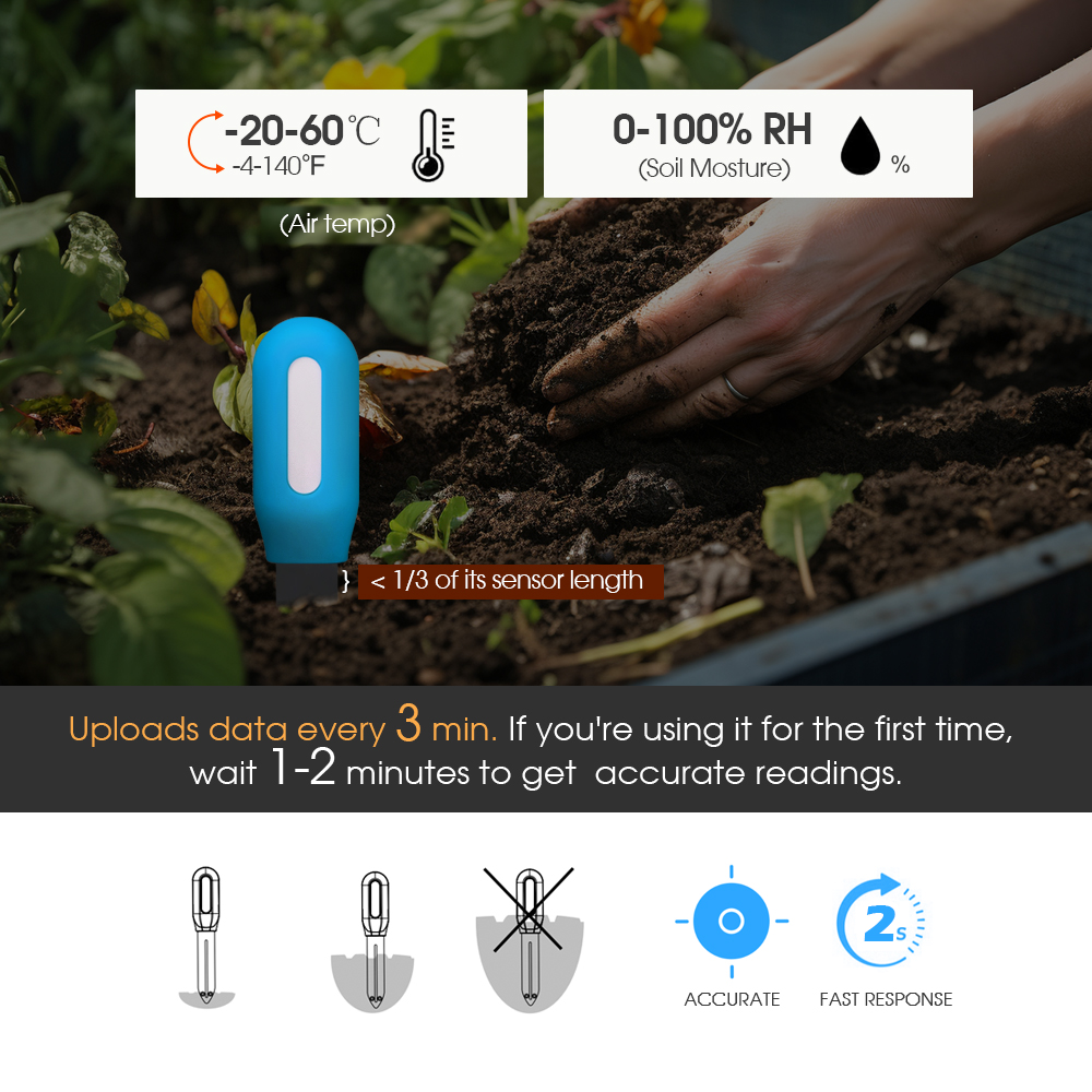 1PCS Tuya Zigbee Soil Sensor H – Smart Garden Sensors Bewertung und Preis