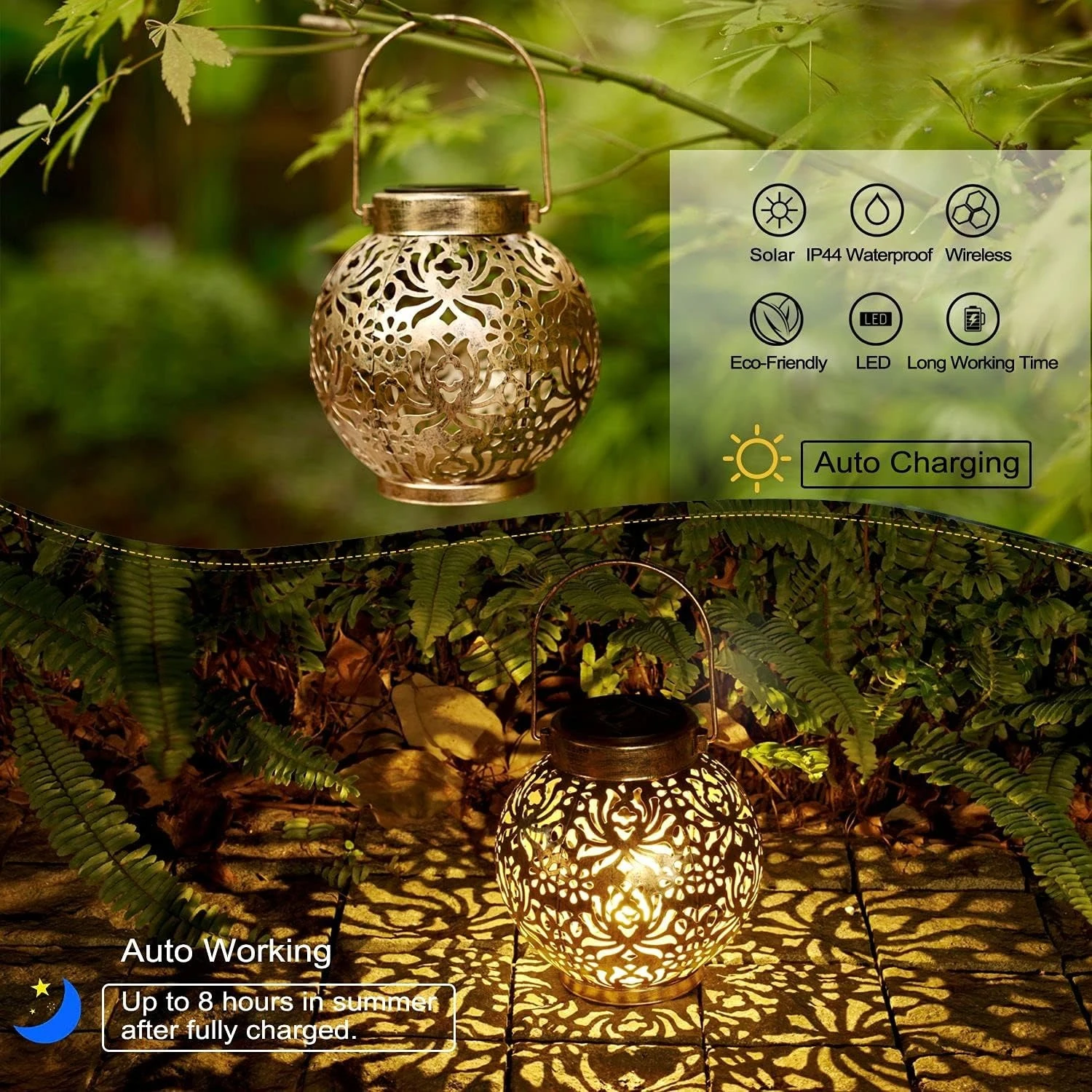1-6PCS Moroccan Solar Lanterns – Smart Garden Light Camera Bewertung und Preis