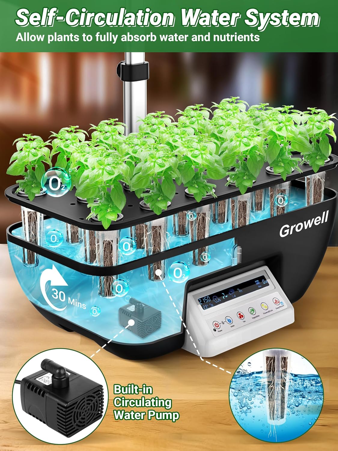 Hydroponics Growing System Kit – Indoor Herb Garden Kit Bewertung und Preis