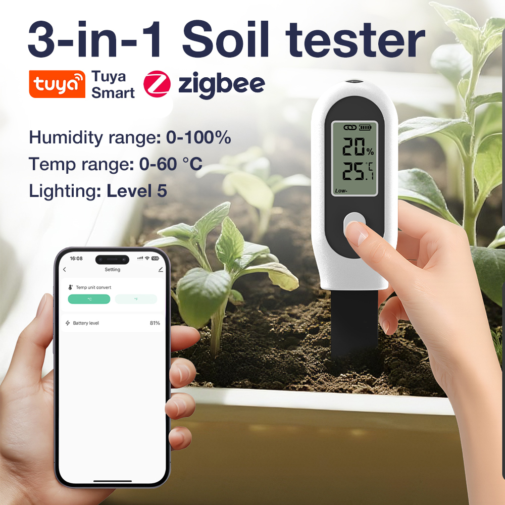 Tuya Zigbee 3 in 1 Soil Temper – Smart Garden Home Assistant Bewertung und Preis