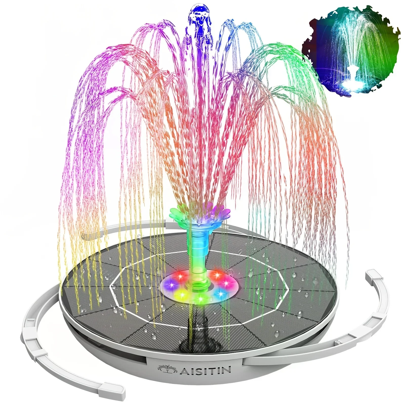 6.5W LED Solar Fountain Pump w – Smart Garden Light Camera Bewertung und Preis