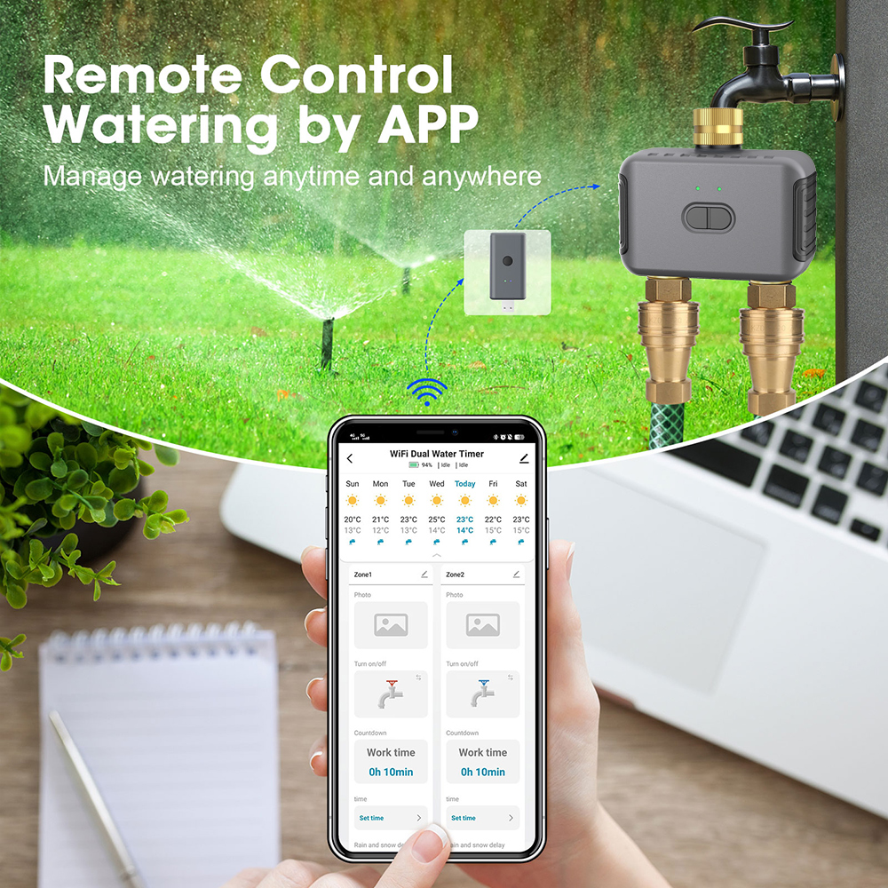 Tuya 2 Zone Watering Timer Gar – Smart Garden Sensors Bewertung und Preis