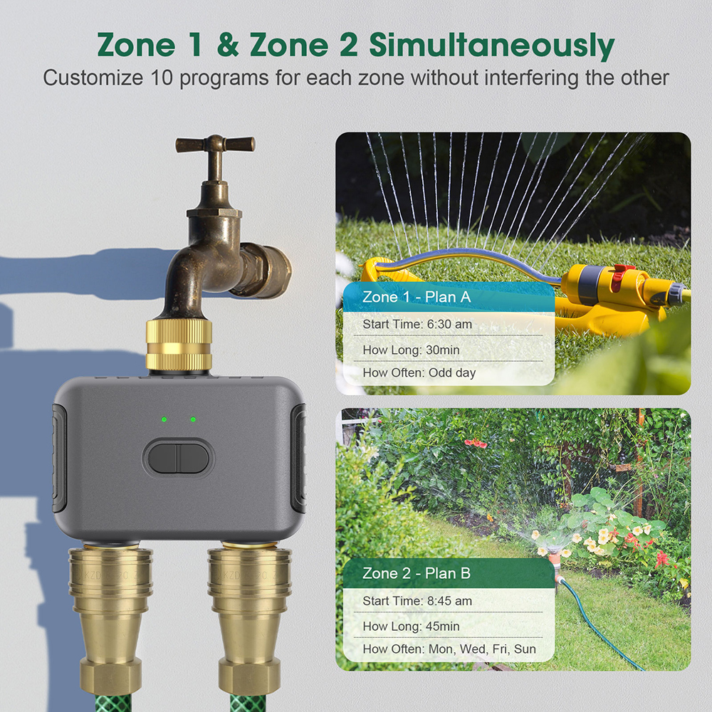 Tuya 2 Zone Watering Timer Gar – Smart Garden Sensors Bewertung und Preis