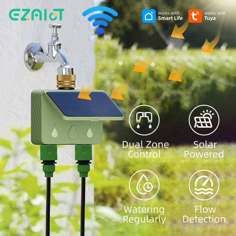 WiFi Water Timer 2 Zone Solar  – Smart Garden Sensors Bewertung und Preis